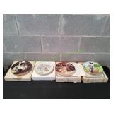 (4) Vtg Decorative Plates