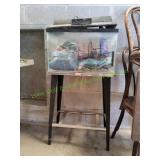 10-Gallon Fish Aquarium w/ Stand & Accessories