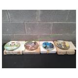 (4) Vtg Decorative Plates