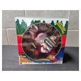11" Musical Christmas Santa Wreath