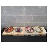 (4) Vtg Decorative Plates