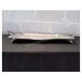 27x16 4-Footed Silver Serving Tray