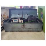 Blue Metal Toolbox w/ Power Tools & More