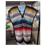 Mexican Woven Poncho