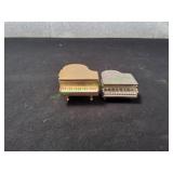 Vtg Timex & Sanis Quartz Grand Piano Trinket Box