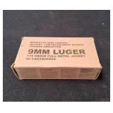 Remington 9mm Luger, 115gr FMJ, 50ct