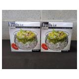 (2) Dips On Ice Acrylic Dip Nesting Bowls