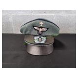 Vtg German WWII Wehrmacht Medical Officers Cap