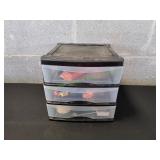 3-Drawer Tower w/ Brother Ink & Office Supplies