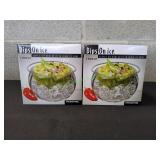 (2) Dips On Ice Acrylic Dip Nesting Bowls