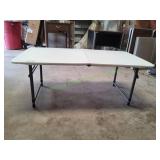4ft Lifetime Folding Table, Adjustable Height