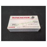 Winchester 380Auto, 95gr FMJ, 50ct