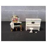 Vtg San Francisco Piano Music Box & More