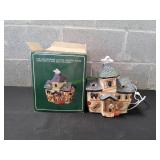 Earthenware Halloween Haunted House Lamp