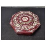 Vtg Asian Lacquer Jewelry Box