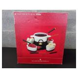 Trudeau Distinction Lazy Susan Fondue Set