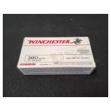 Winchester 380Auto, 95gr FMJ, 50ct