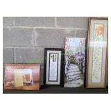 Acrylic Cookbook Holder & Wall Art