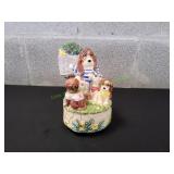 Heritage Mint Doggy Teacher & Puppies Music Box
