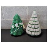 Vtg Beaded Safety Pin Christmas Tree & More