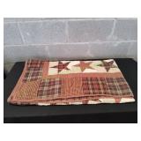 Mayflower Market Quilted Patchwork Brown Throw