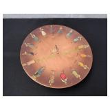 Vtg Swiss Pedestal Dish w/ Music Box