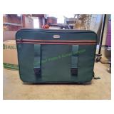 Vtg Jaguar Rolling Suitcase