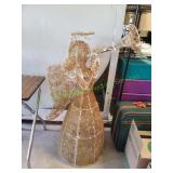 Trumpeting Outdoor Angel Christmas Yard Art