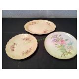 (3) Vtg Decorative Plates