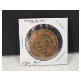 Vtg General Electric (GE) TV Tubes Gold Rush Coin