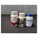 (3) Bottles of Supplements
