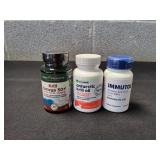 (3) Bottles of Supplements