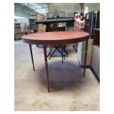 Round Folding Card Table