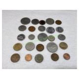 (25) Foreign Coins