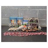 Holiday Time LED Iced Garland & More