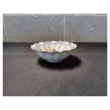 Vtg Italian Handpainted Floral Bowl