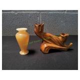 Mini Egyptian Alabaster Flower Vase & More