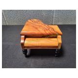 Vtg Reuge Swiss Grand Piano Musical Trinket Box