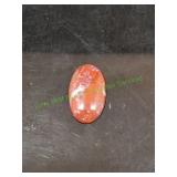 Vtg Maligano Jasper Oval Shaped Cabochon Gemstone