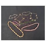 (2) Necklaces & (6) Bracelets