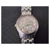 Ladies Watch w/Mixed CZ Crystal Rhinestone