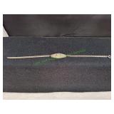 Sterling Silver Baylor University Bracelet