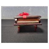 Enesco Wooden Piano Trinket Music Box