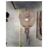 Vtg Extra Large 24" Industrial Pulley Block