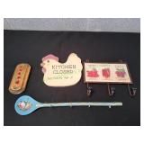 Kitchen Wall Plaques & Key Hooks