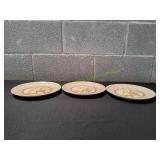 (3) Vtg Sears Country Coordinates Plates