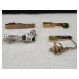 (4) Vtg Tie Clips