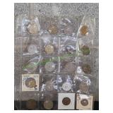 (20) Vtg Foreign Coins