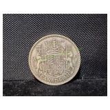 1941 Canadian 50 Cent Coin