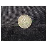 1943 Great Britain Silver Threepence Coin